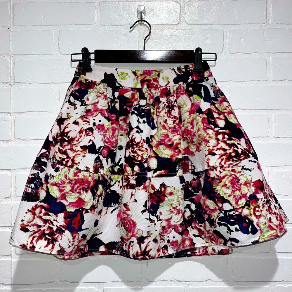 Express Floral Print Skirt